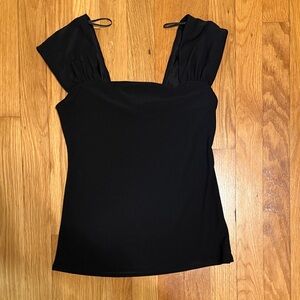 Express Elegant Black Sleeveless Top